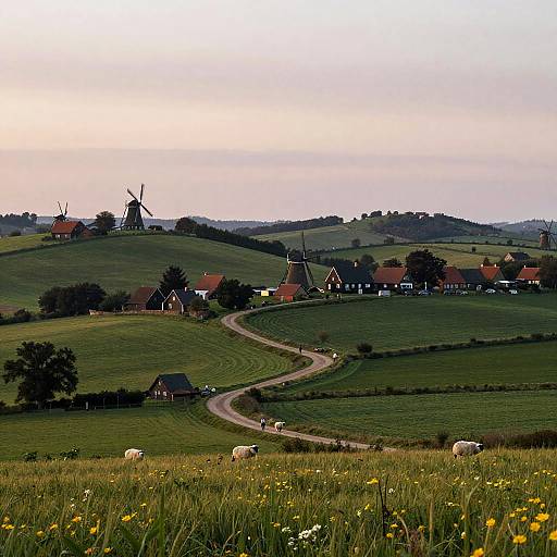 1090s European Countryside Panorama