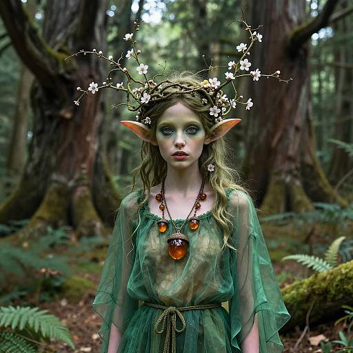 Mischievous Forest Sprite in Paradise