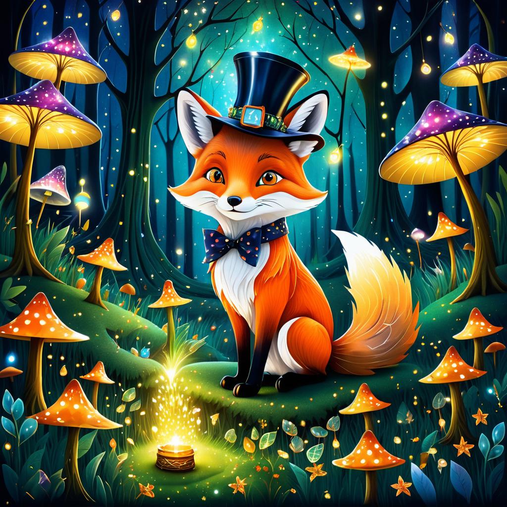 Clever Fox Detective in Enchanted Forest