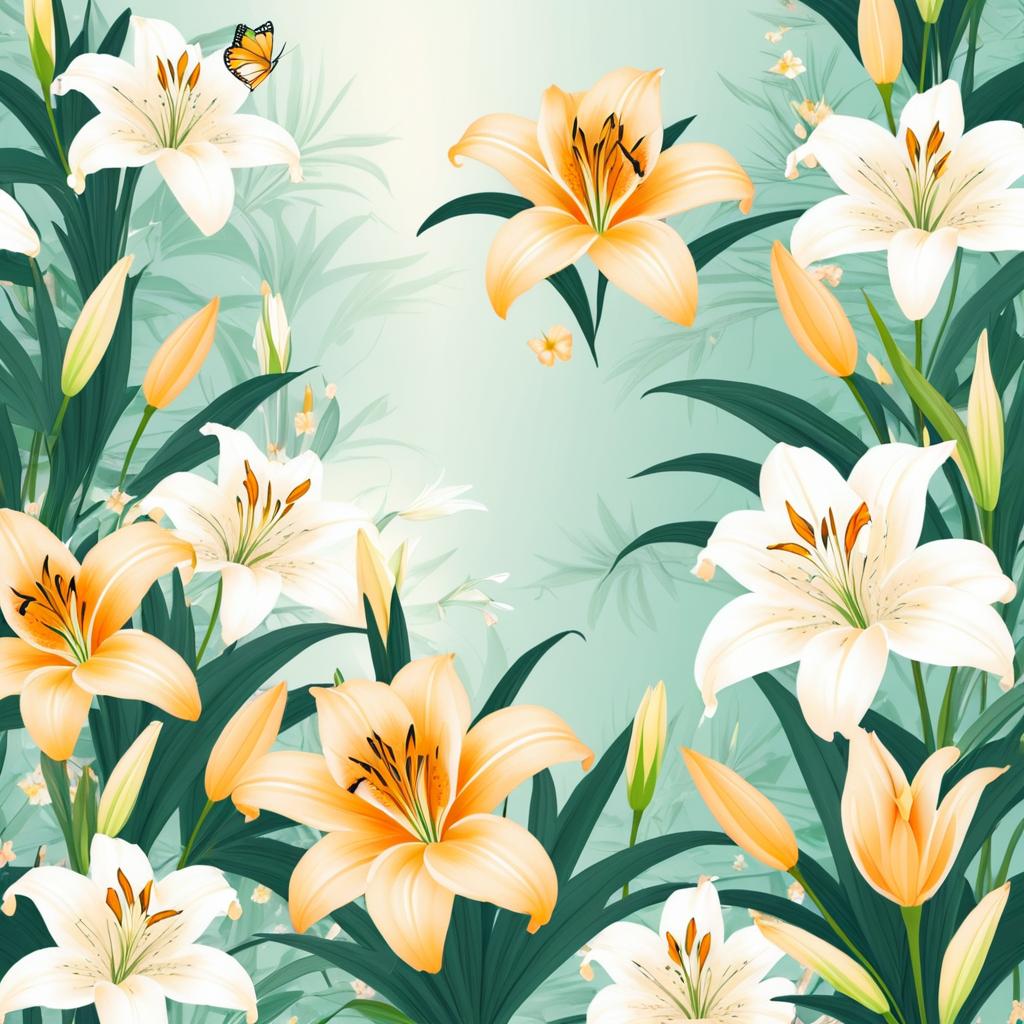 Vintage Hand-Drawn Flower Garden Wallpaper