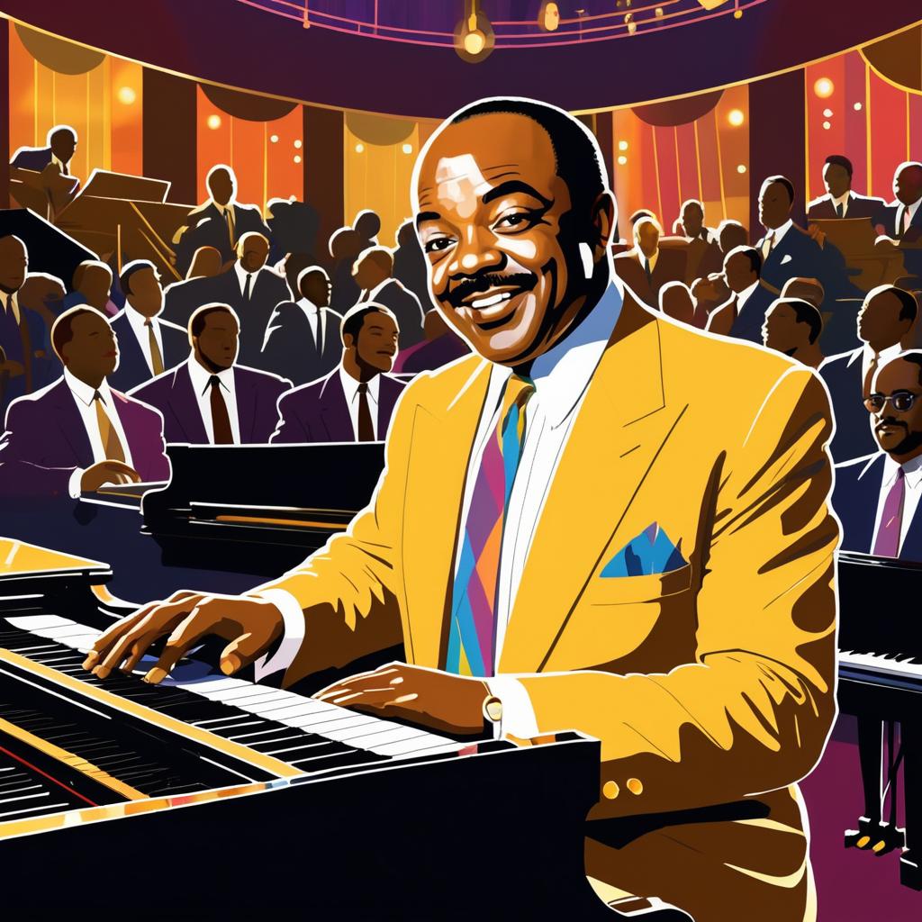 Count Basie: Jazz Club Illustration