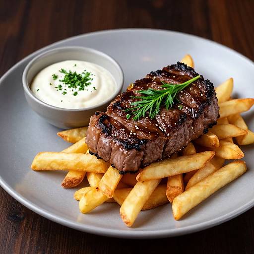 Decadent Steak and Golden Fries
