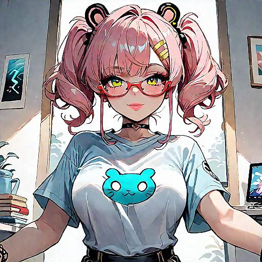 Kawaii VTuber Livestream in Girly Room