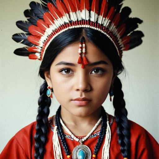 Realistic Black-Haired Girl in Costume