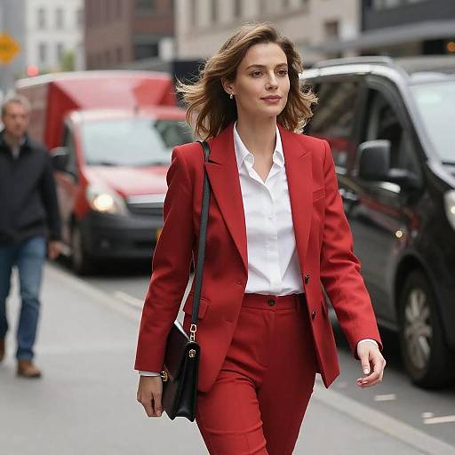 Confident Businesswoman in Urban Setting