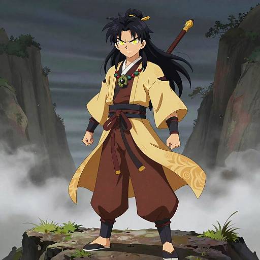 Chinese Eren Yeager in Hanfu