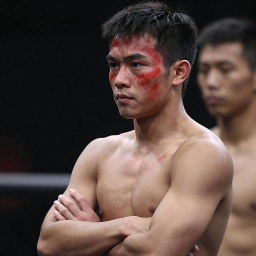 Intense Warrior with War Paint