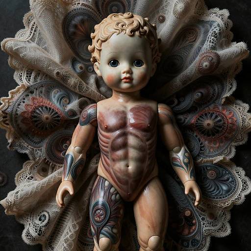 Fractal Doll Morphing in Light