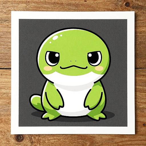 Quirky Cartoon Platypus Digital Art