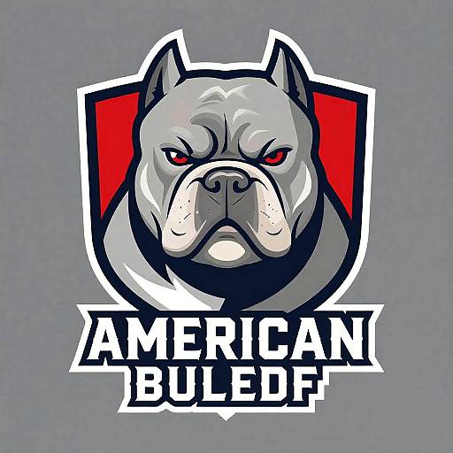 American Bully Shield Emblem Logo