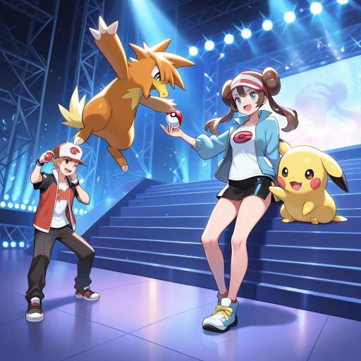 Dynamic Pokemon Trainer with Blue Oak