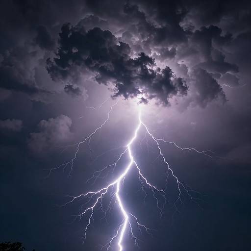 Dramatic Thunderstorm Digital Artwork