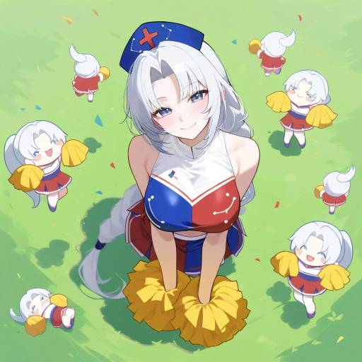 Cheerleader Eirin in Action