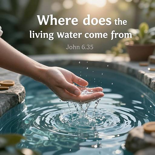 Living Water Inspired by John 6:35