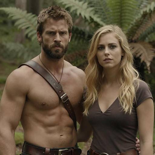 Dramatic Forest Portrait of Adventurers