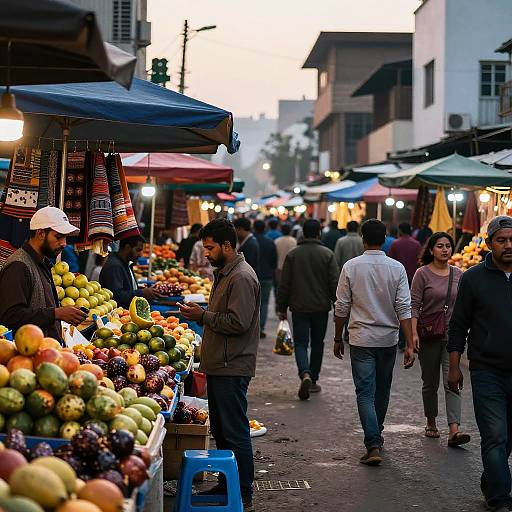 Dawn Urban Street Market Vibes