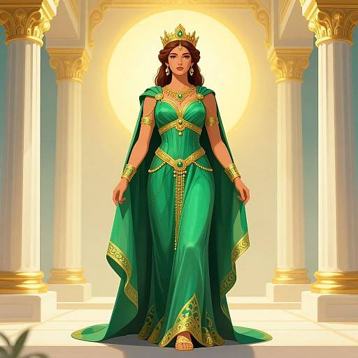 Hera, Goddess of Marriage Illustration