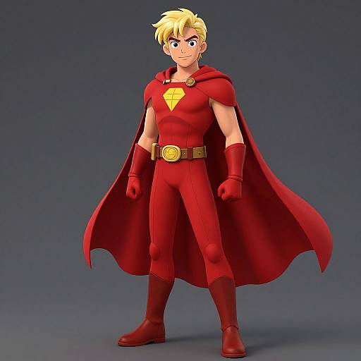 EDC-Inspired Male Superhero Costume