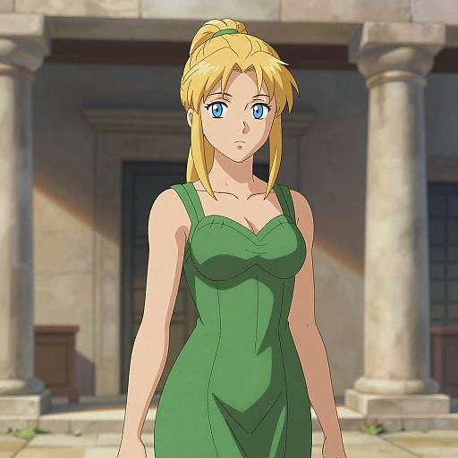 Samus Aran Portrait in Gothic Style