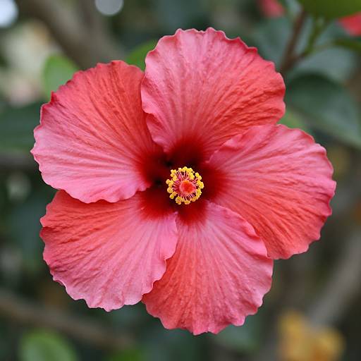 Radiant Hibisco Flower Close-Up
