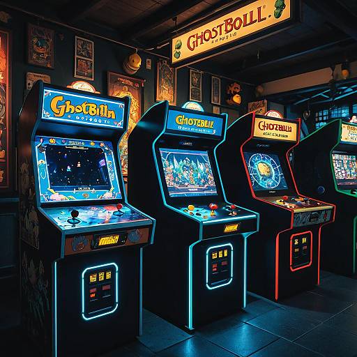 Retro Arcade Machines Inspired by Ghost'n'Goblins