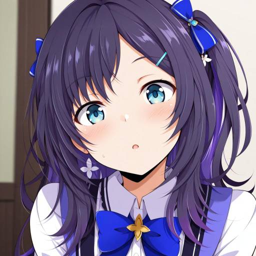 Illustration of Aiba uiha, nijisanji in the style of Chata maru (irori sabou)