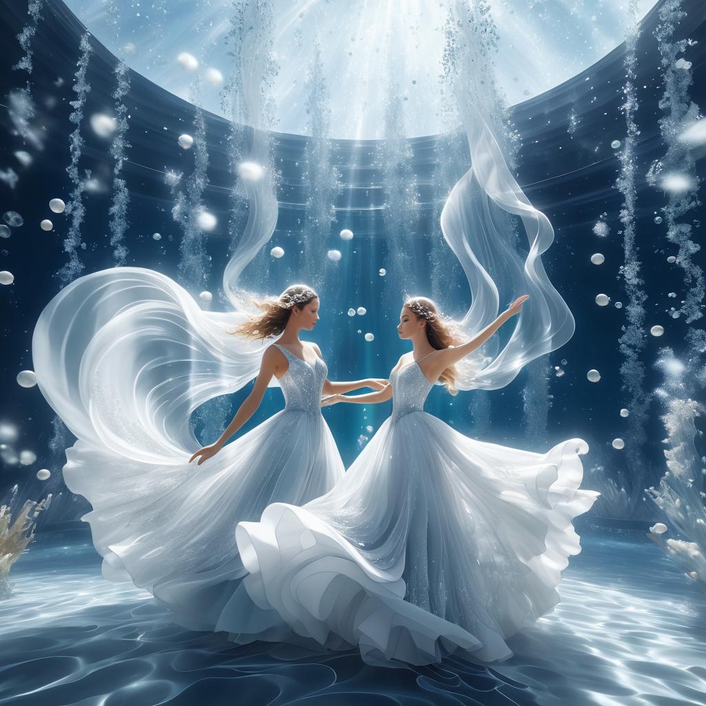 Underwater Dance of Elegance and Color