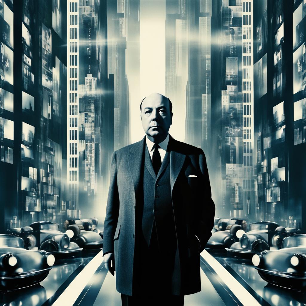 Hitchcock Meets Metropolis in Collage