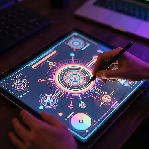 Futuristic Digital Art Creation