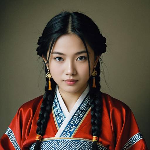 Realistic Asian Girl in Costume