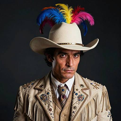 Flamboyant Cowboy Portrait Study