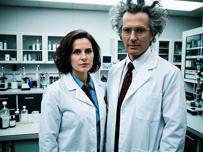 Mad Scientist Costume with Face Swap