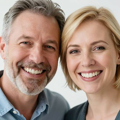 Smiling Mature Couple After Dental Care