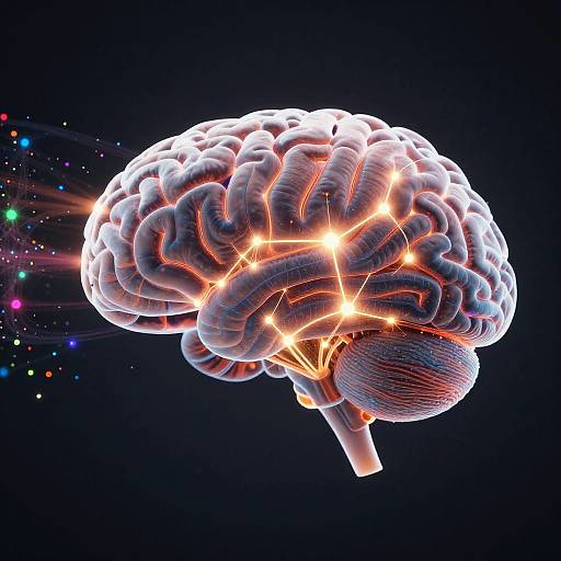 Colorful Brain Activity Visualization