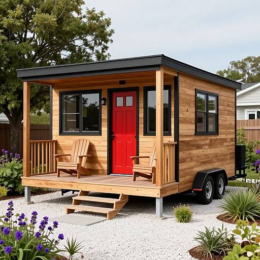Modern Tiny House on Trailer
