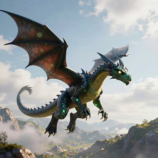 HTTYD Bioluminescent Dragon Design