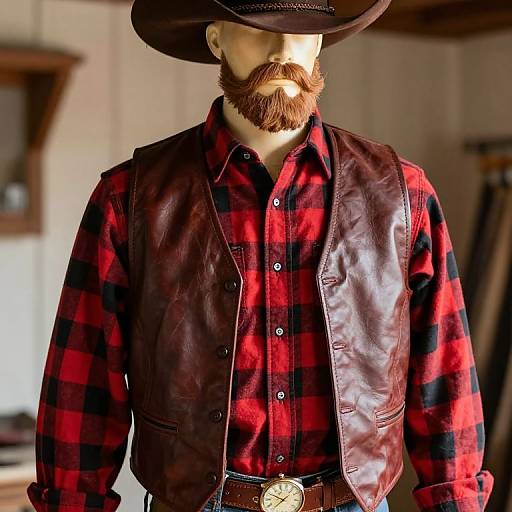 Authentic Cowboy Mannequin Outfit