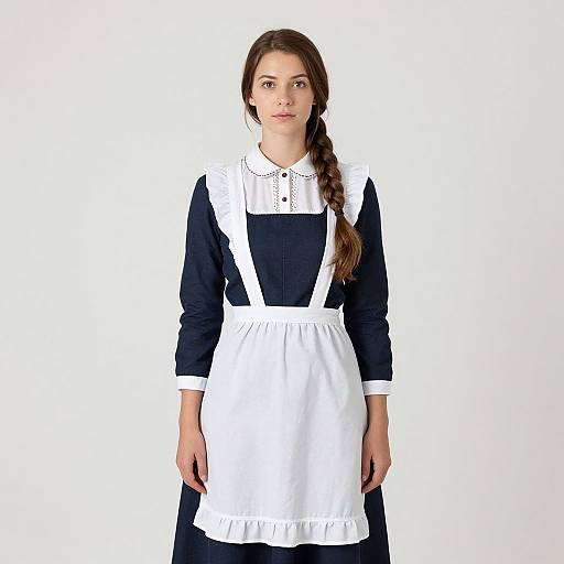 Amish Prairie Woman in Traditional Dress