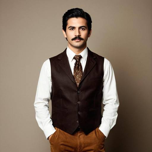 Whimsical Mustache Costume for Men
