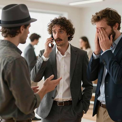 Surprising Conversations Among Three Men