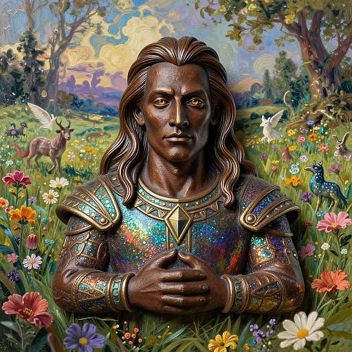 Alchemist in Enchanted Meadow