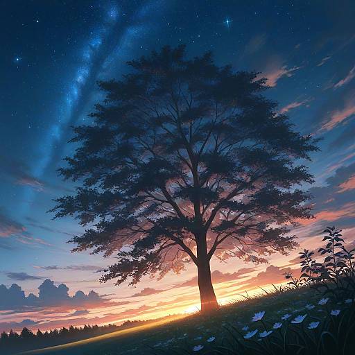 Twilight Serenity: Nature's Masterpiece