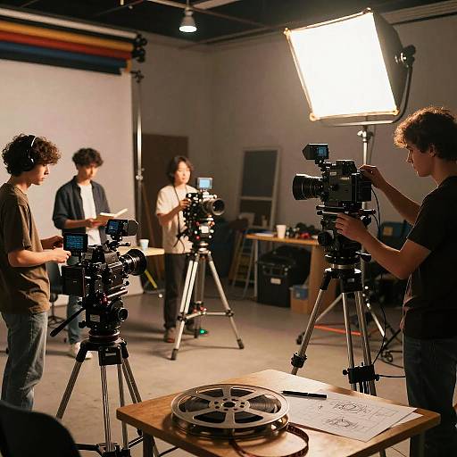 Vintage Meets Modern Filmmaking Scene