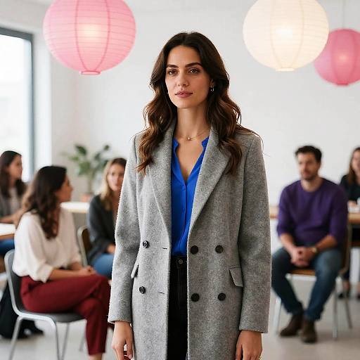 Casual Gathering in a Brightly Lit Room