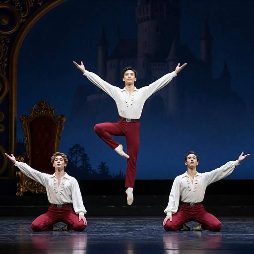 Dynamic Dance Performance on Stage