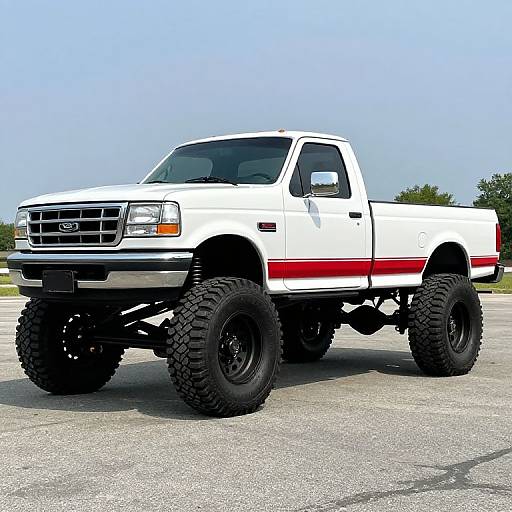 Lifted 1995 Ford F250 Supercab Truck