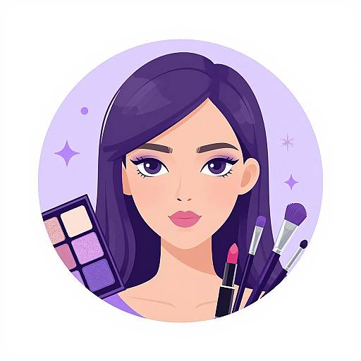 Elegant Beauty Influencer Profile Background