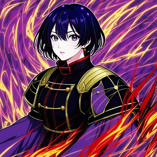 Illustration of Morgan (fire emblem), fire emblem in the style of Sakura yuki (clochette)