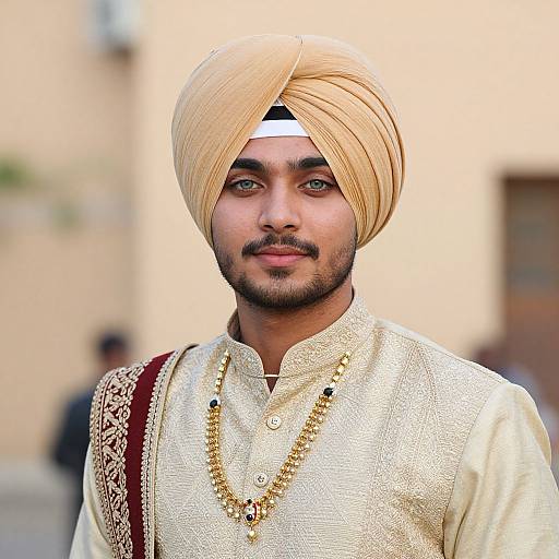 Realistic Indian Winter Wedding Outfit