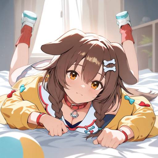 Cute Inugami Korone Character Design